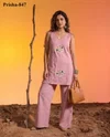 K 1175 By Naisha Imported Viscose Western Co Ord Set 